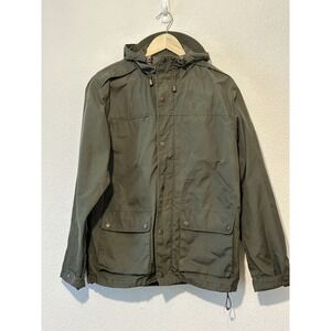Penfield Womens Jacket Medium Hudson Wax Canvas Hooded Green Waterproof‎ Pockets